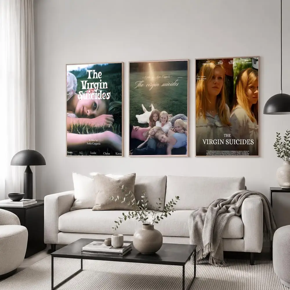 Movie The Virgin Suicides Poster Classic Poster HD Art Sticky Wall Waterproof Home Living Room Bedroom  Aesthetic Decoration