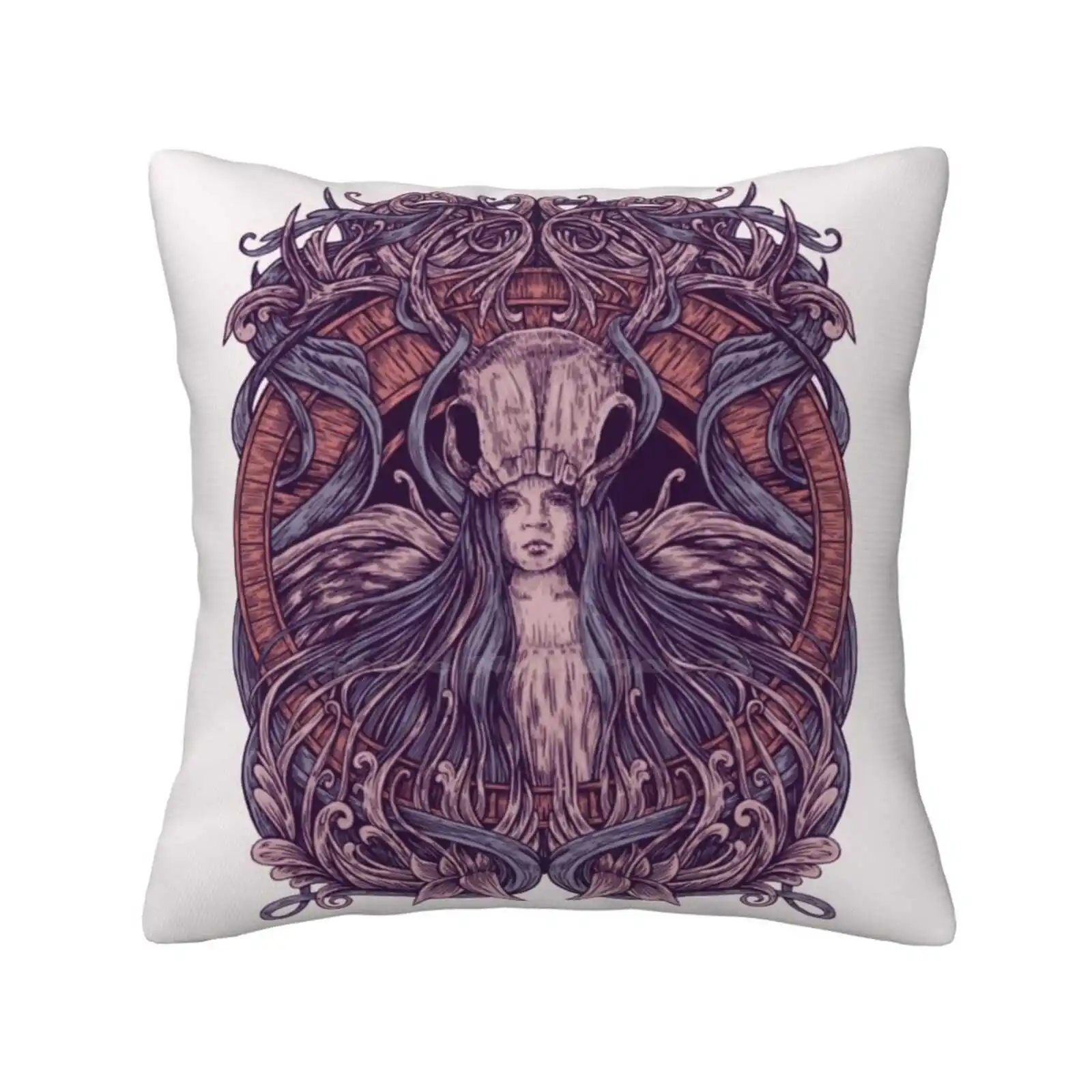 Angel Throw Cushion Pillow Cover Girl Color Angel