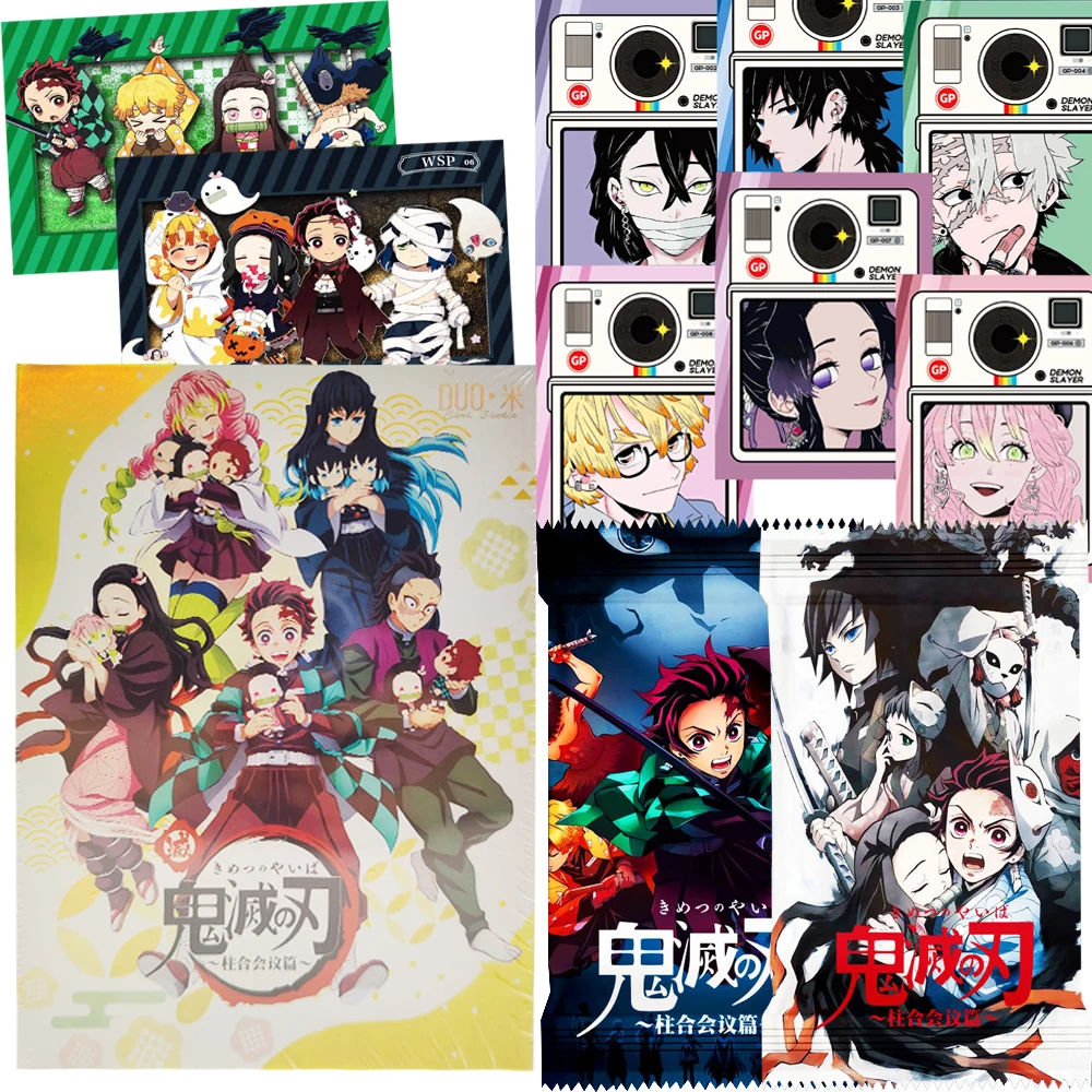 

Anime Demon Slayer Collection Cards for Fans Kamado Tanjirou Ukiyo-e Style Unique Charm Cool Exquisite Characters Cards Gifts