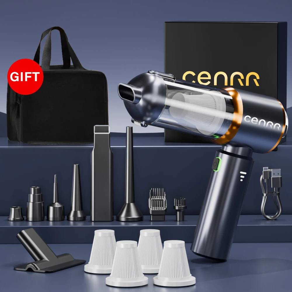 CENRR 2025 NEW Car Vacuum Cleaner Powerful Mini 998000PA Portable Vacuum Cleaner for Home Appliance Handheld Blower Car Cleaner image 3