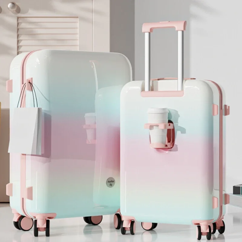 

Trolley suitcase Women's high-value 24-inch suitcase Durable and strong 20 boarding case Small and multi-functional