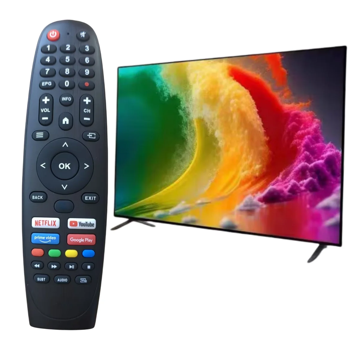 

New Remote Control For Grunkel Smart TV LED-322GOO LED5022GOO LED3211GOO LED-5022GOO LED402GOO LED-2411GOO ( No voice)