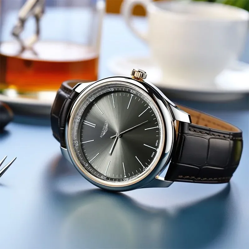 Top Brand Man Wristwatch Luxury Business Waterproof Men Watch For Men Quartz Clock Leather Men's Watches reloj Handsome 2025 New