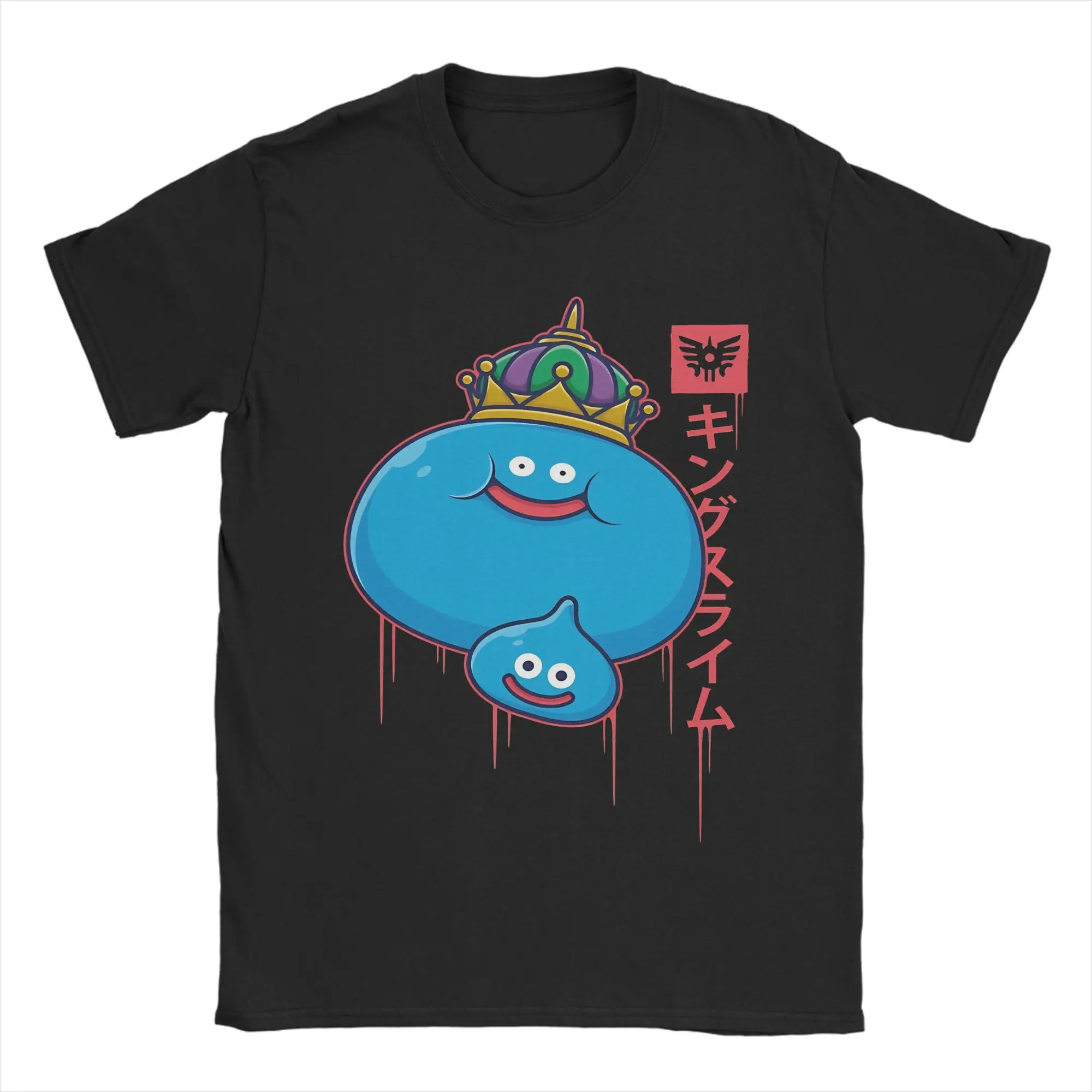 Fashion Dragon Quest slime T Shirt For Unisex  Cotton T-shirts Short Sleeve Clothes