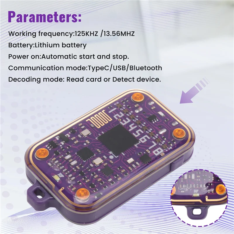 

Y19A RFID-считыватель смарт-чипов, эмулятор смарт-карт EM125KHZ IC, 13,56 МГц, декодирование значка, RFID-эмулятор, устройство чтения, записывающее устройство, поддержка клонирования карты