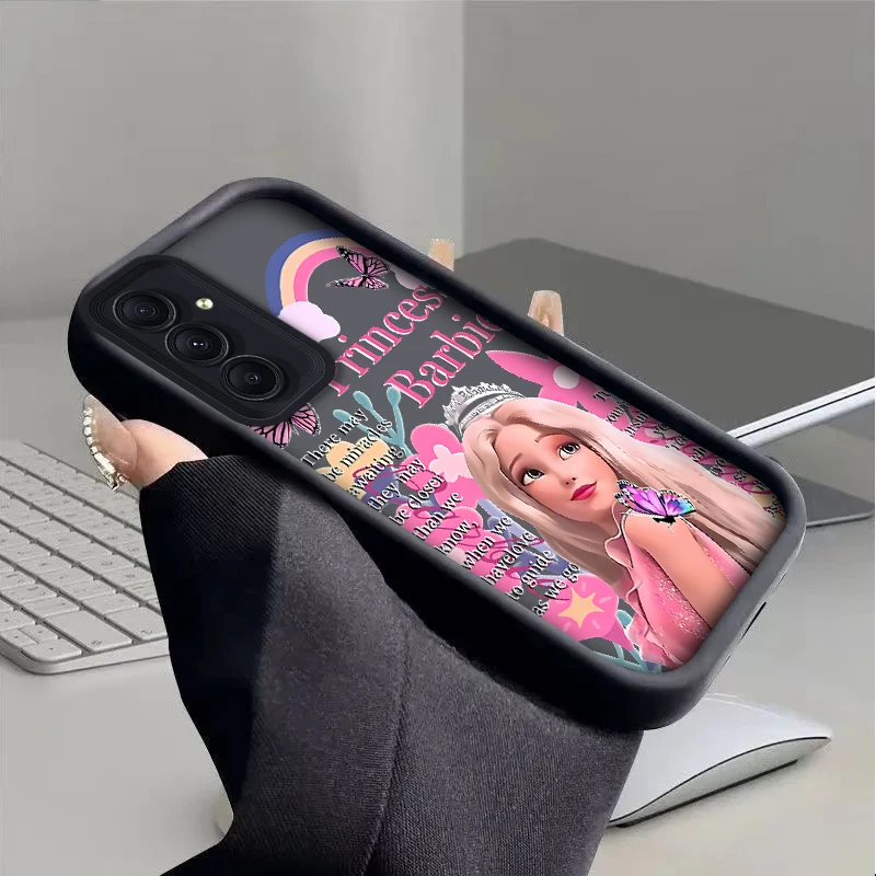 B-Barbies Dolls Case for Samsung Galaxy S24 S23 S22 S21 Ultra Plus S20 FE A55 A54 A53 A52 A52S A51 A50 A50S A35 A34 Back Cover