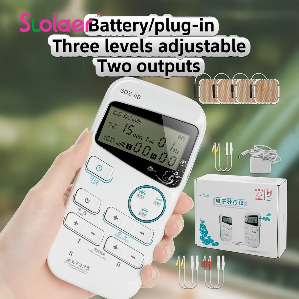 

2 in 1 Tens Unit Massager Muscle Stimulator, Dual Channel TENS Units Machine for Musscule Relief, Electronic Pulse Massager