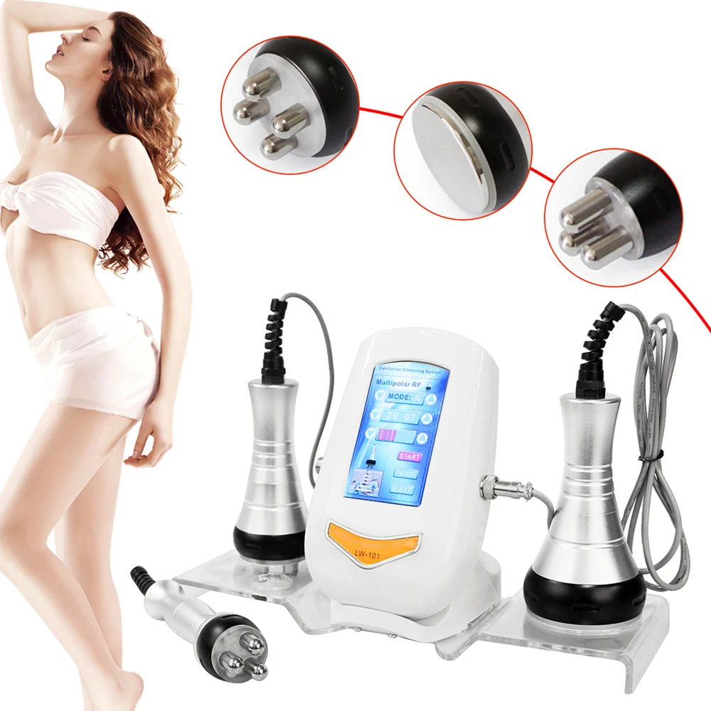 

Three-In-One 40k Ultrasonic Fat-Blasting RF Radio Frequency Micro-Fiber Instrument Facial Wrinkle Lifting Beauty Instrument