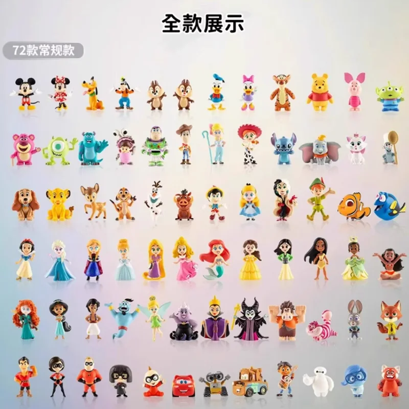 

Disney 100th Anniversary Celebration Series Blind Bag Minifigure Alien Stitch Mickey Mouse Collectible Classic Character Models