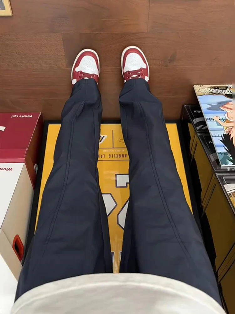 

Blue Tee-Proof Soft ell Men's Spring Autumn Nylon Qui-Dry Workwear Pants Outdoor Climbing Trousers Slim Fit American Sle