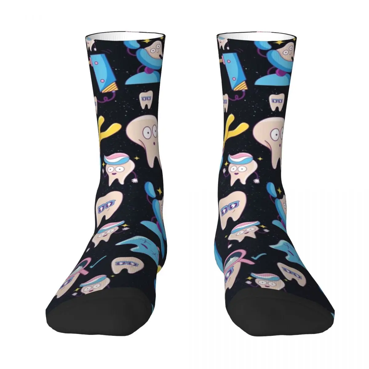 

Dental Pattern Teeth Dental Assistant Dental Squad Students Socks Gifts Funny Dentist Socks hiking Male Socks Women's