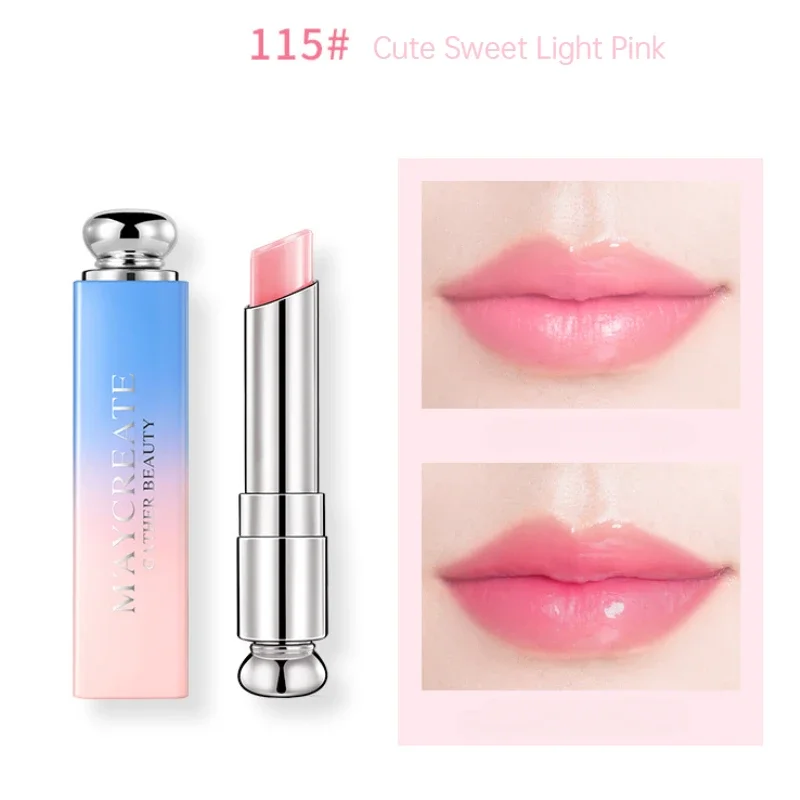 保湿クリスタルゼリーリップスティック,色を変える温度,キュート,ファッショナブル,韓国,美容,化粧品