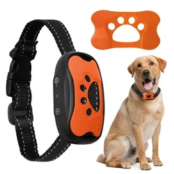 Pet Dog Anti Barking Device Electric Dogs Training Collar Dog Collar USB Chargeable Stop Barking Vibration Anti Bark Devices