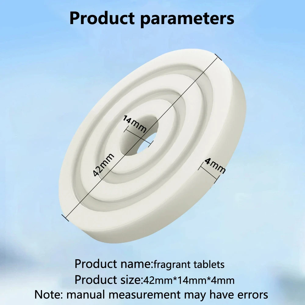 1 PCS Car Air Freshener Fragrant Tablets Accessories Automobile Perfume PE Material Perfume Diffuser Supplement Accessories