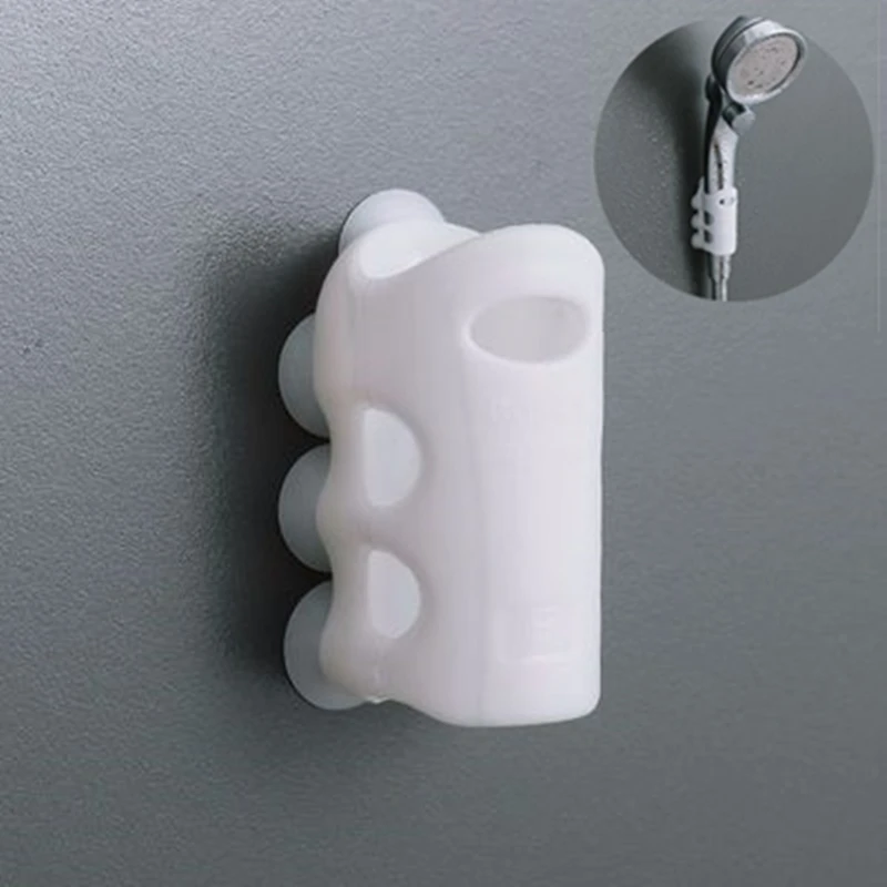 Soporte de ducha sin perforaciones, soporte de succión para baño, estante de montaje en pared, con ventosa, accesorio de Ducha