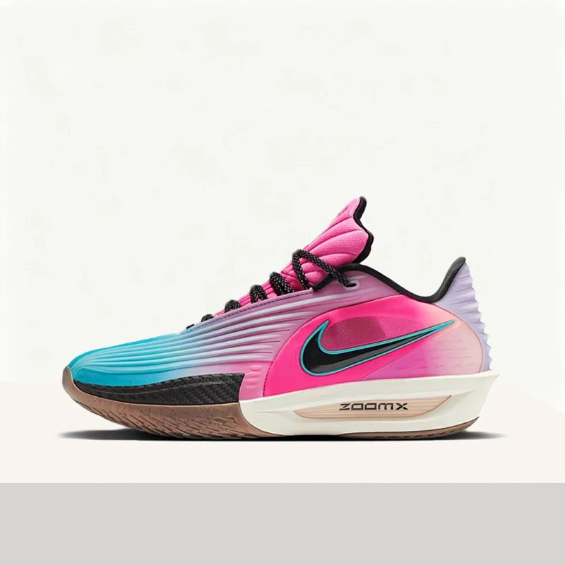 

Nike GT Cut 3 Turbo: стильные, нескользящие, прочные баскетбольные кроссовки с низким верхом для мужчин и женщин – сине-розовые HV9919-900