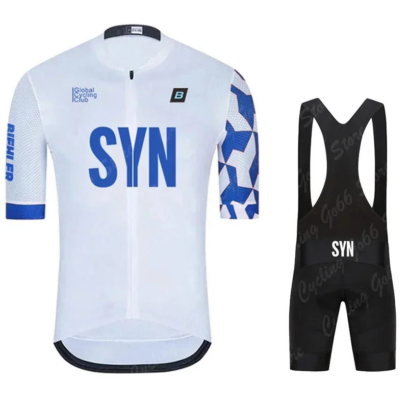 2025 SYN Summer Short Sleeve Jersey Breathable Road Bike Uniform MTB Shirt Bicycle Men Cycling Clothing Set Ropa Ciclismo - view 2