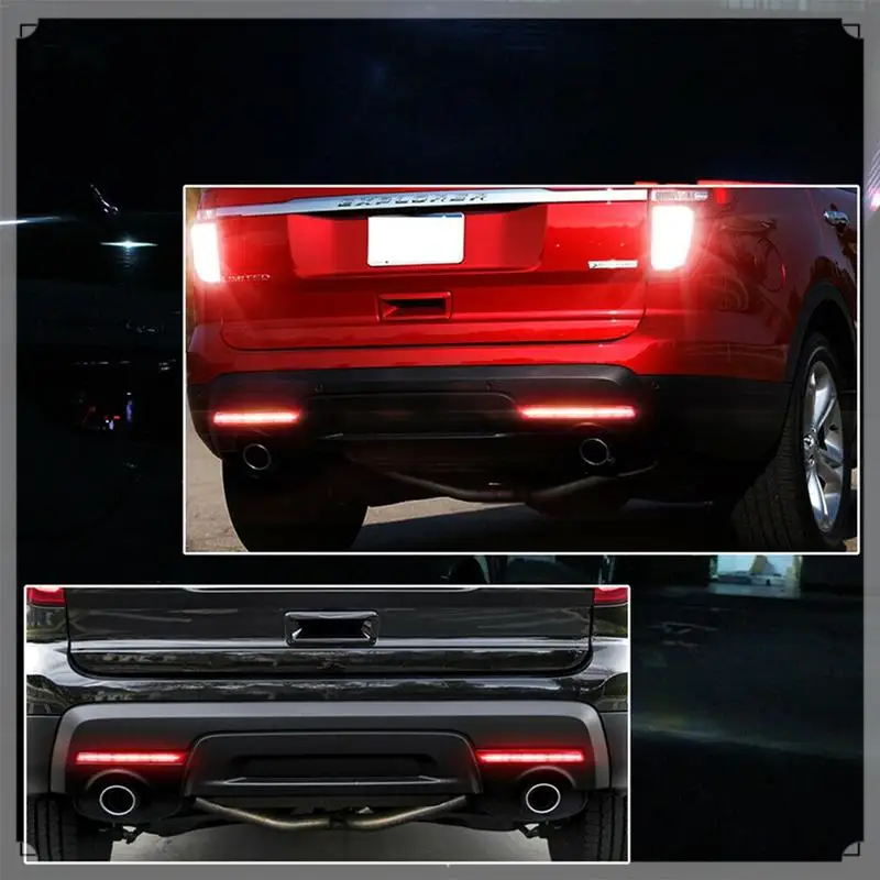 LED Rear Bumper Reflector Left & Right For Ford Explorer 2011-2015 Rear Brake Light BB5Z15A449C BB5Z15A448B