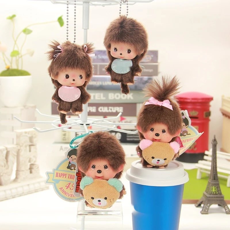 

In Stock Mengqiqiq Vinyl Plush Dolls Baby Plush Ornaments Bibs Maillard Dolls Macarons New Dolls Friends Lambs Raccoons Couple