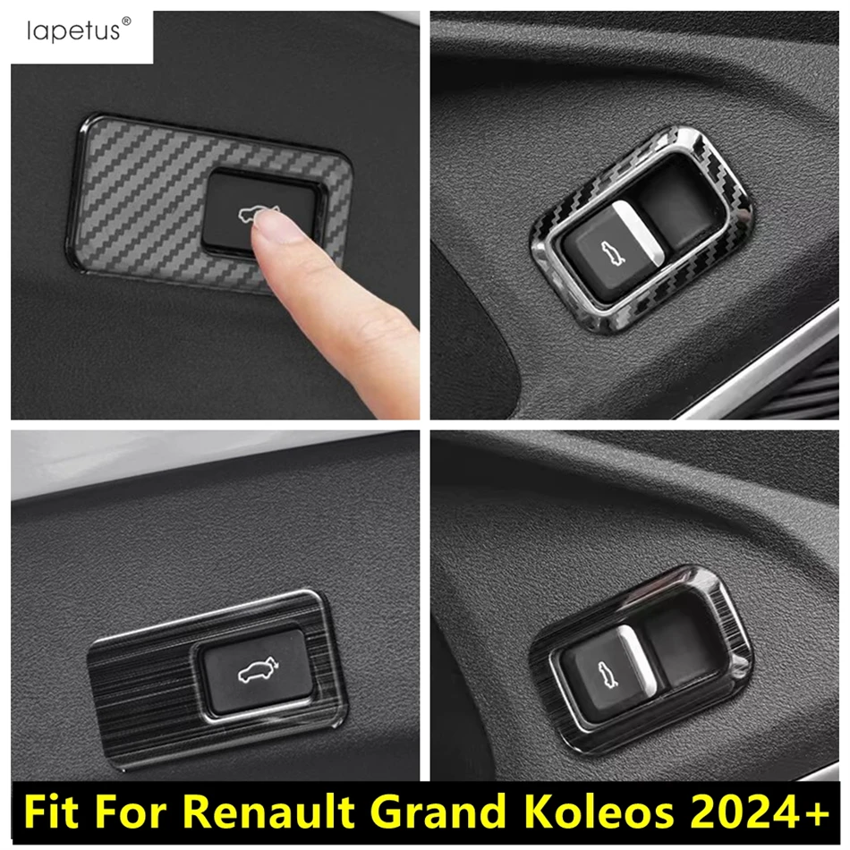 

Rear Trunk Door Electric Switch Button Frame Decoration Cover Trim For Renault Grand Koleos 2024 2025 Metal Interior Accessories
