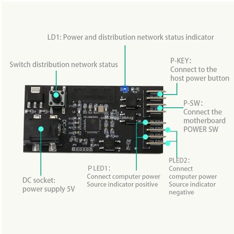 Computer Remote Boot Card App Fernbedienung Ein/Aus Neustart Relais modul für Computer, unterstützt Multi-Person-Sharing