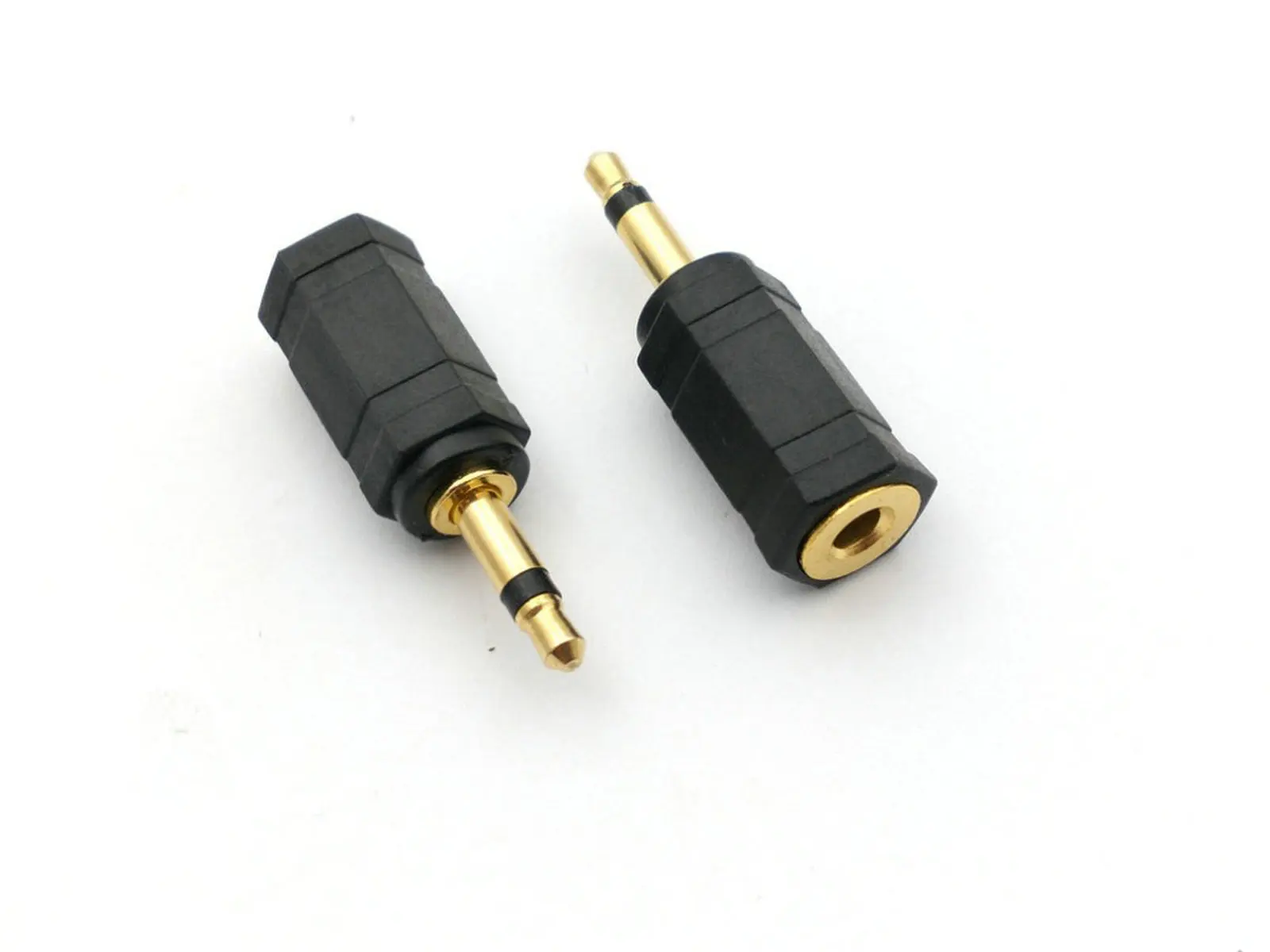 4 Pcs Emas 3.5 Mm Mono Plug (Male) To 3.5 Mm Jack Stereo (Perempuan) Adaptor