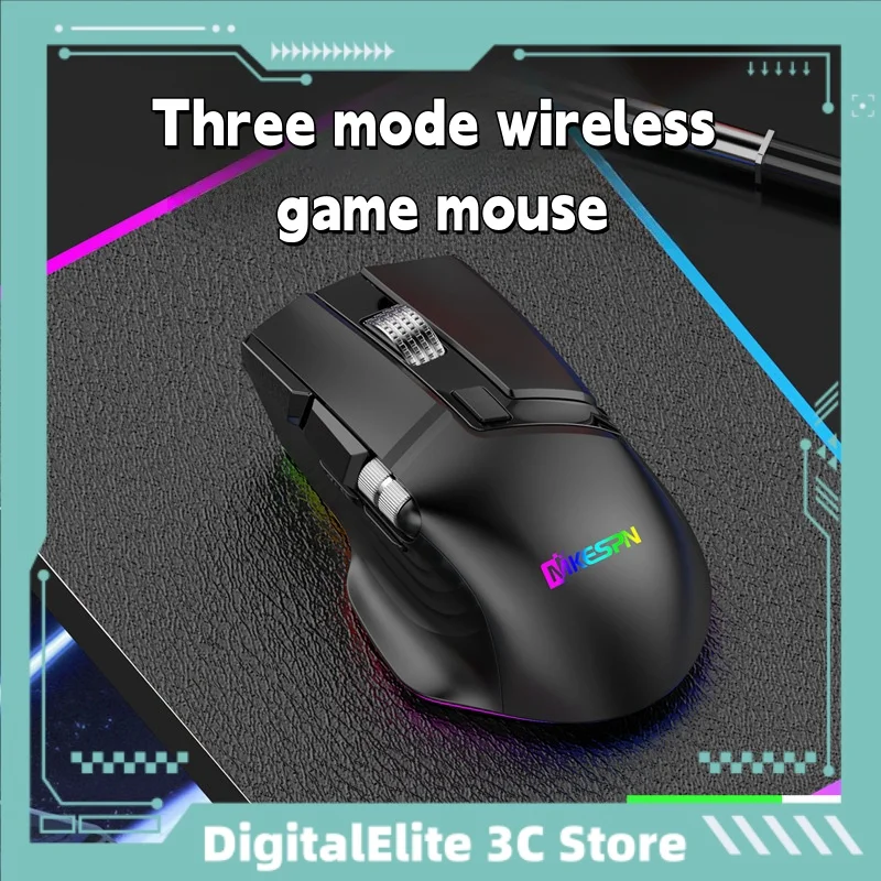 New Game Mouse W13 Wireless 2.4g Paw3335 Silent Large Capacity Esports Games Office Business Charging Desktop Computer Mouse