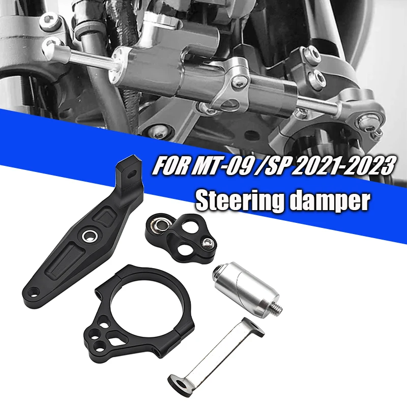 

Steering Damper For YAMAHA MT-09 MT09 MT 09 SP 2021 2022 2023 Motorcycle Stabilizer Steering Damper Mounting Bracket Support Kit