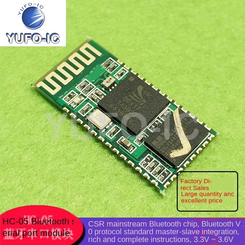 Free Ship 3pcs HC-05 Bluetooth-compatible Serial Port Module Group CSR Master-Slave Integrated 51 Single-Chip Module