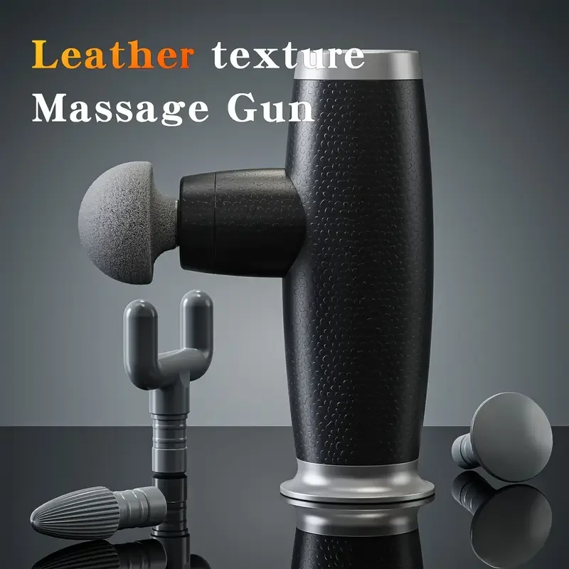 

Mini Handheld Deep Tissue Muscle Massager 4 Heads Gun Muscle Massager Portable Electric Fascia Gun for Neck Foot Body Fascia Gun