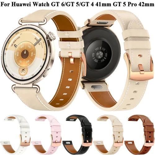 Correa de apertura rápida para mujer de 18mm para Huawei Watch GT 6 GT6 41mm GT5 pro 42mm pulsera de repuesto para Huawei Watch GT5 GT4 41mm
