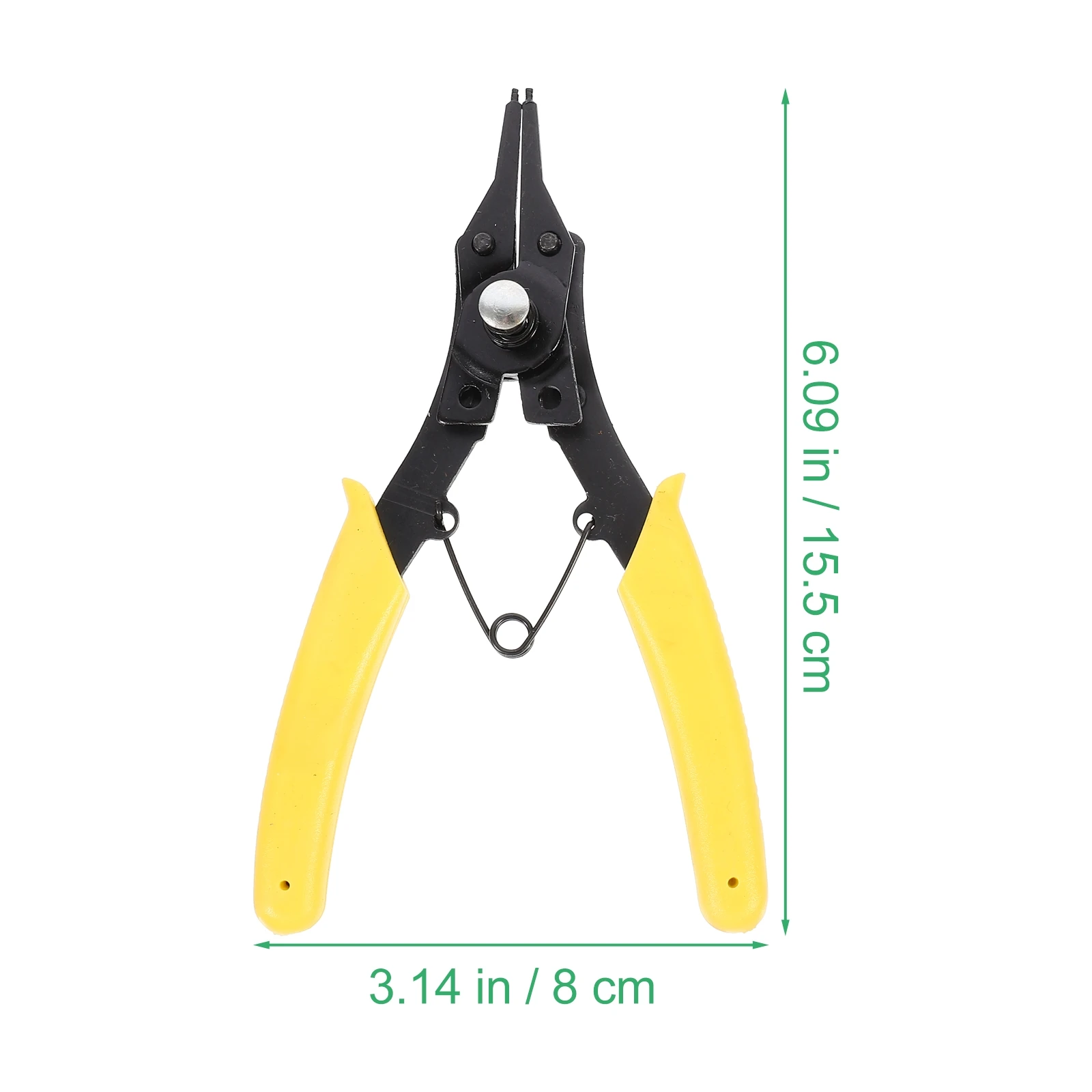 

Circlip Plier Tool 45# Steel Heavy Duty Fine Tip Multifunction Spring Clamp Remover Portable Design Efficient Cutting Trimming