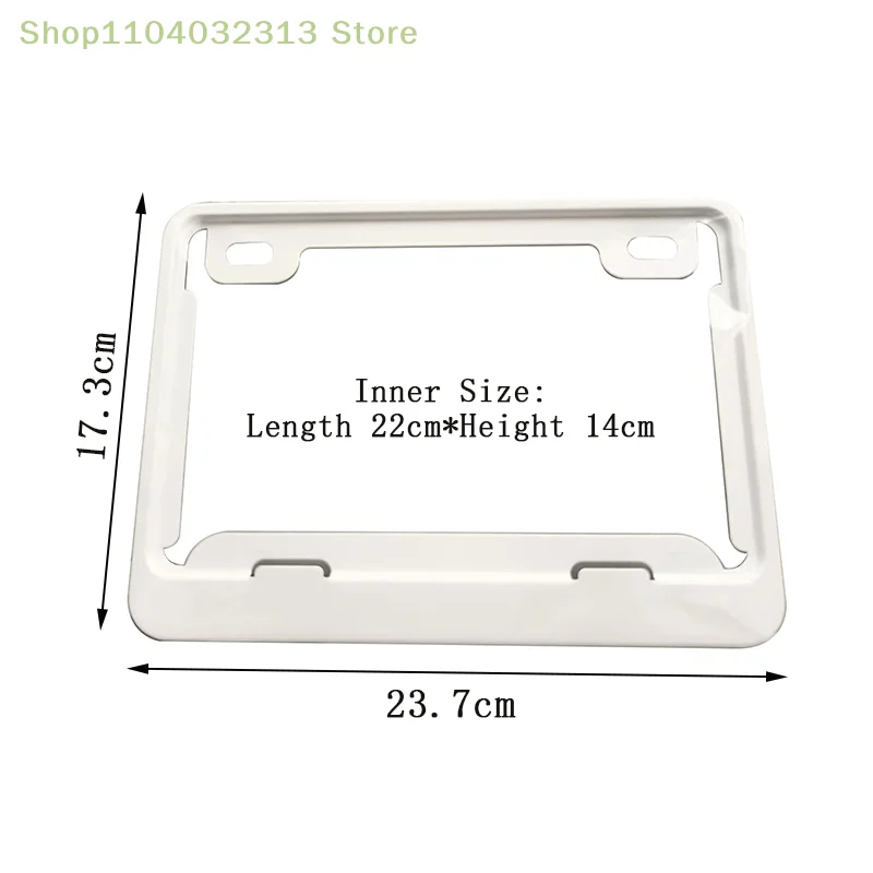 1pc quadros da placa de licença da motocicleta universal alumínio titular da placa de licença titular quadro titular da placa de licença do carro