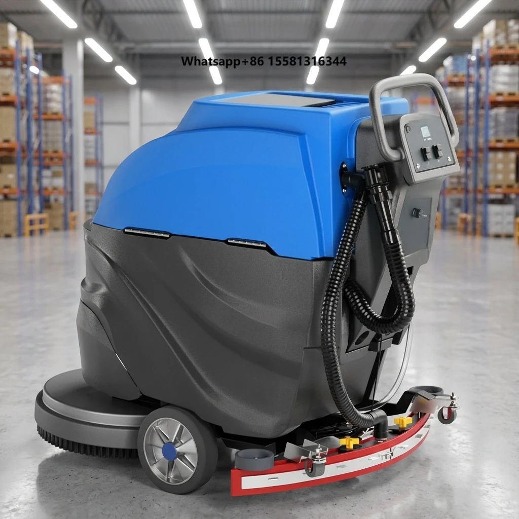 CleanHorse X3 530mm Battery Powered Walk Behind Floor Scrubber Industrial Marble Floor Cleaning Machine for Warehouse Gym