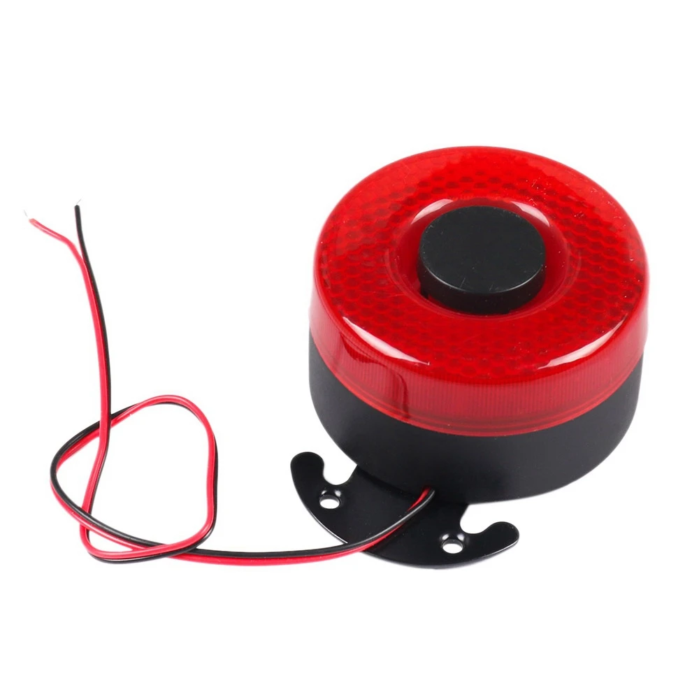 DC 12V-24V 105DB Auto Warning Siren Sound Signal Backup Alarms Horns with LED Beep Reverse Air Horn for the