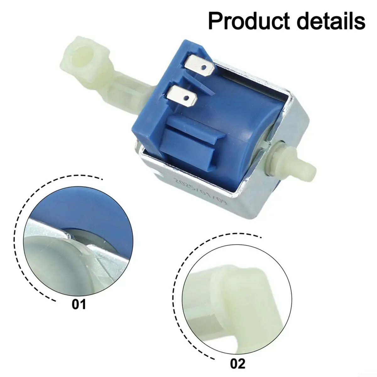 (LBER) 220V-240V 50Hz22WCoffee Machine Water Pump for Espresso Machine Replacement Part,High-Pressure Low-Flow Pump Compatible