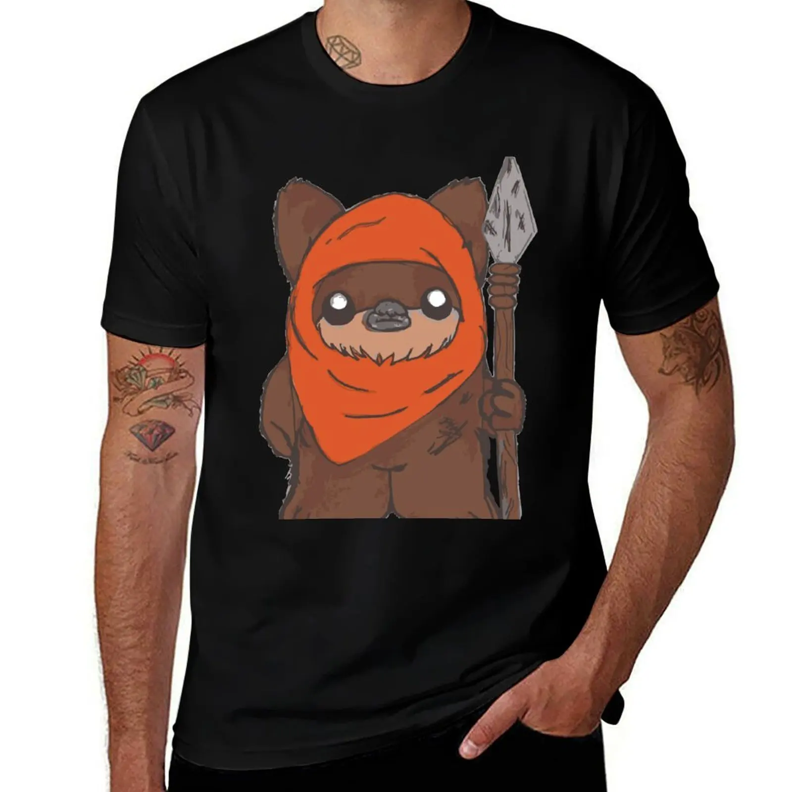 

Ewok Wicket T-Shirt Basic Casual Wear Short Sleeve Top
