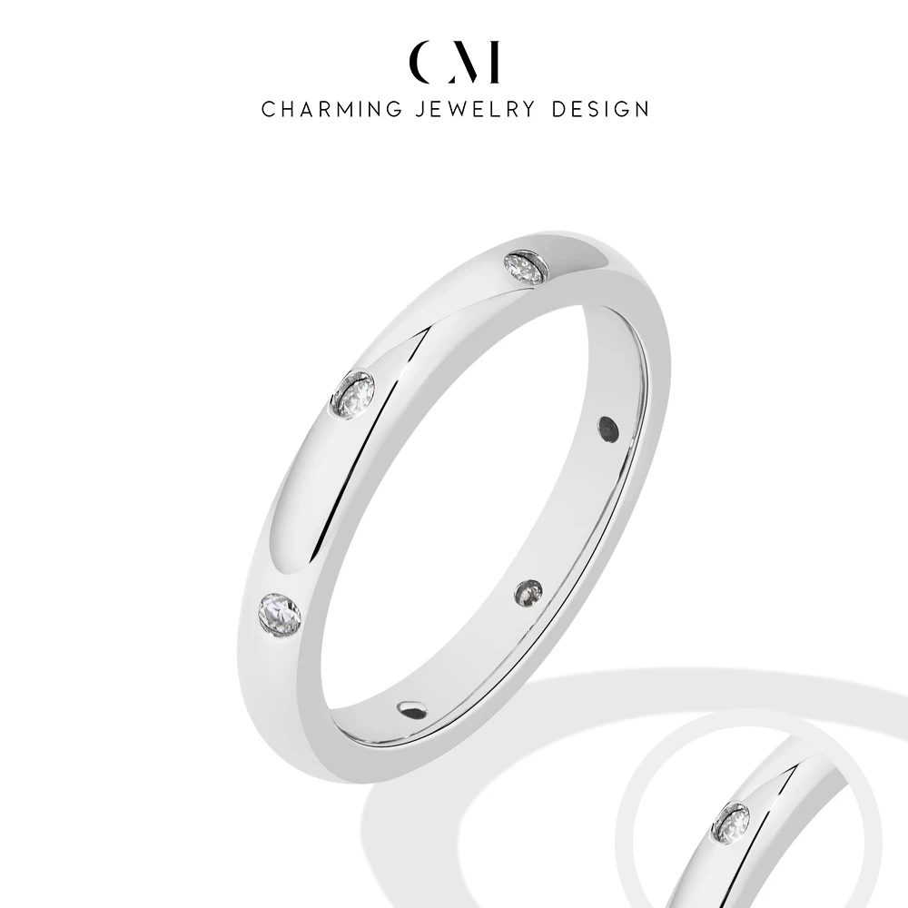 

Изящное классическое универсальное кольцо из серебра S925 с круглым муассанитом 2026 года для женщин, праздничное украшение, подарок на день рождения, подходит для любых случаев