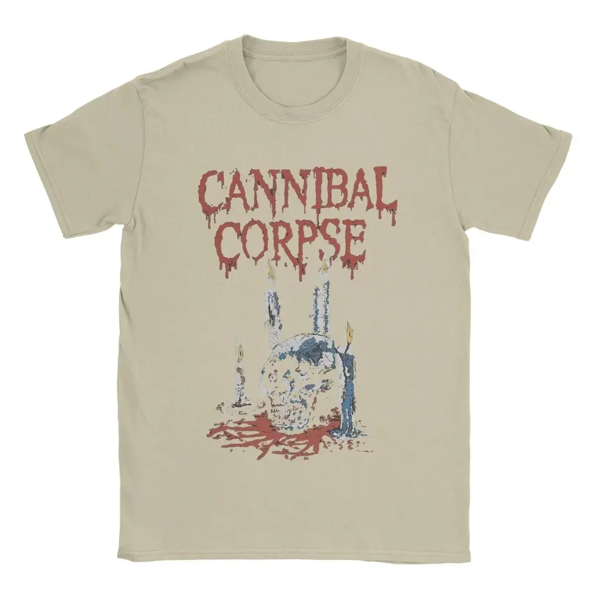 Cannibal Corpse Ritual Candles T Shirt Men Pure Cotton Leisure 2024T-Shirt Round Neck Tees Plus Size Short Sleeve Tops Gift Idea