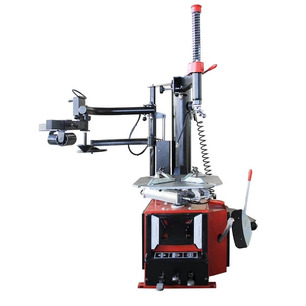 Simple Design Tire Service Combo | Changer with Left Arm & Basic Wheel Balancer