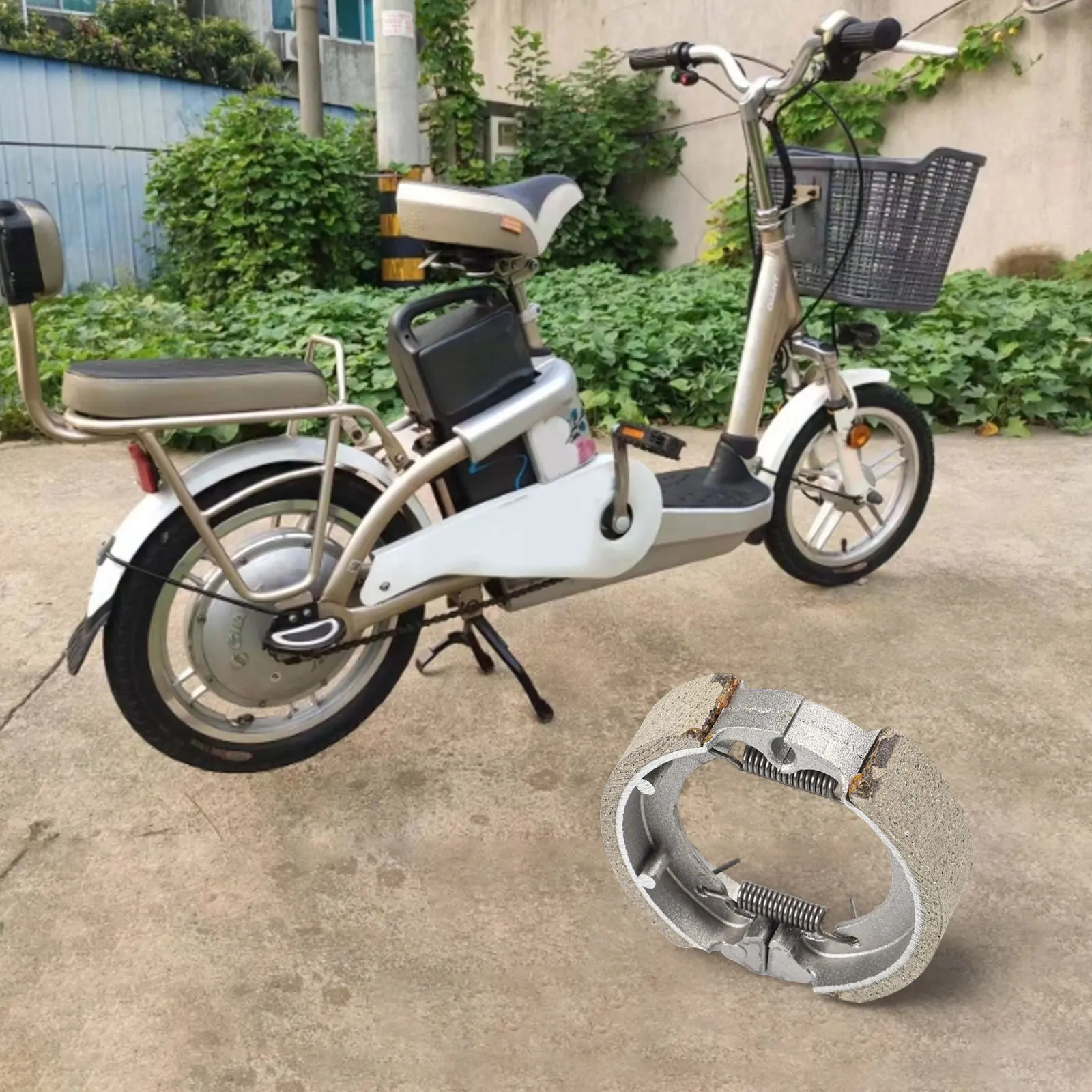 

Передняя барабанная тормозная колодка TB50 80 мм, электрический велосипед, переднее колесо, барабанный тормоз, запасные части, инструмент для ремонта, аксессуары для электронного велосипеда