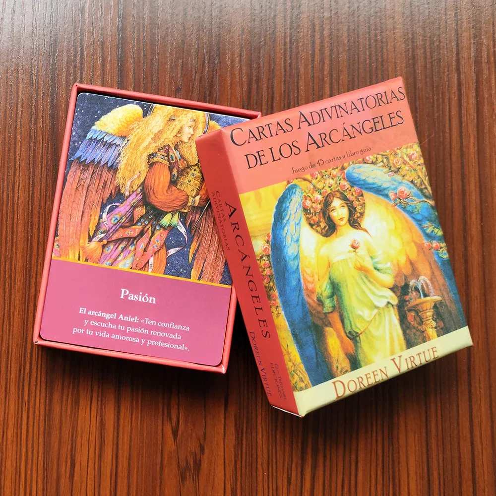 NEW Spanish Archangel Oracle Cards Decks Keywords with Meaning on the Cards Tips Angels Prophet Prophecy Divination