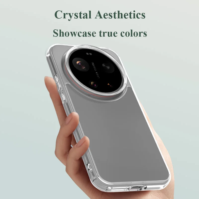 Etui Lereach do Xiaomi 17 Ultra Mi 17ultra Crystal Clear, ultracienkie, odporne na wstrząsy i zarysowania — zdjęcie produktu 2