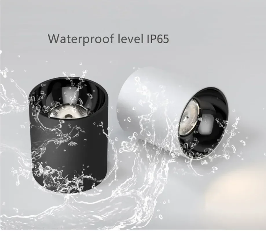 Led open waterproof downlight outdoor outdoor shop door head balcony terrace hotel canopy ceiling anti-fog spotlights