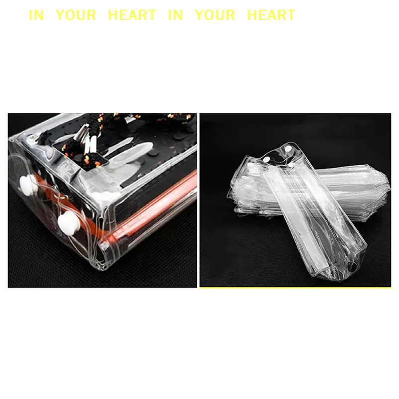 【X】For -E1B F23 Industrial Wireless Remote Control Dust Jacket Transparent Protective Cover PVC Protective Cover Dust Bag