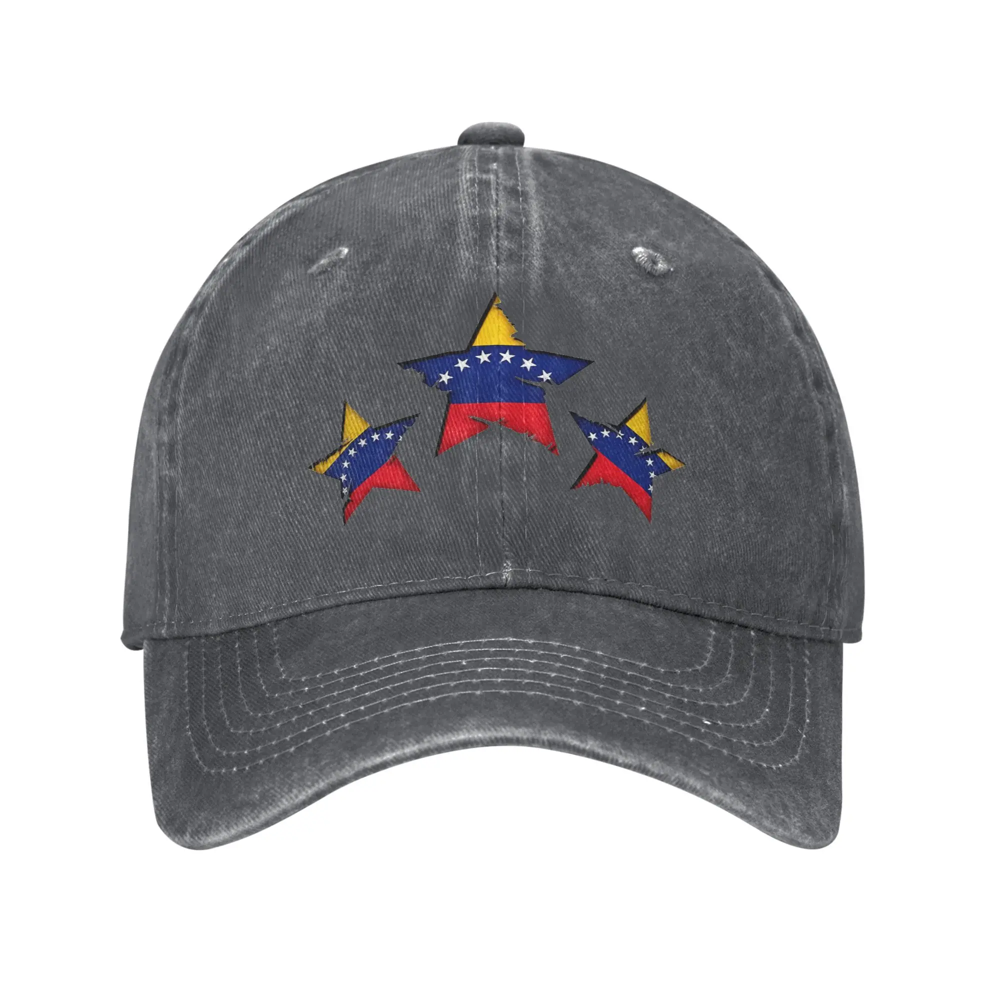 Baseball Cap Venezuela Flag Spring Fashion Hip Hop Hats star Unisex Men Print Kpop Rock Sunscreen Snapback Cap