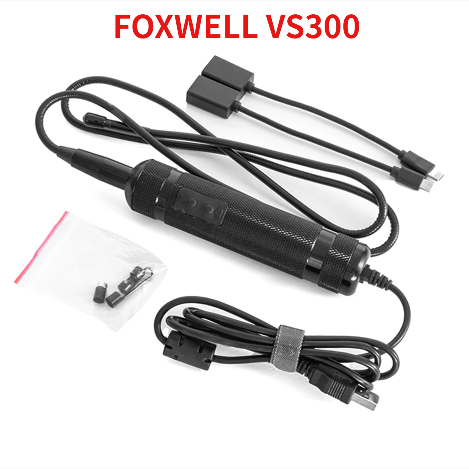 

A+ FOXWELL VS300 Probe Camera Built-in LED Engine Cylinder Wall Detection Water Resistant Images and video can be recorded.