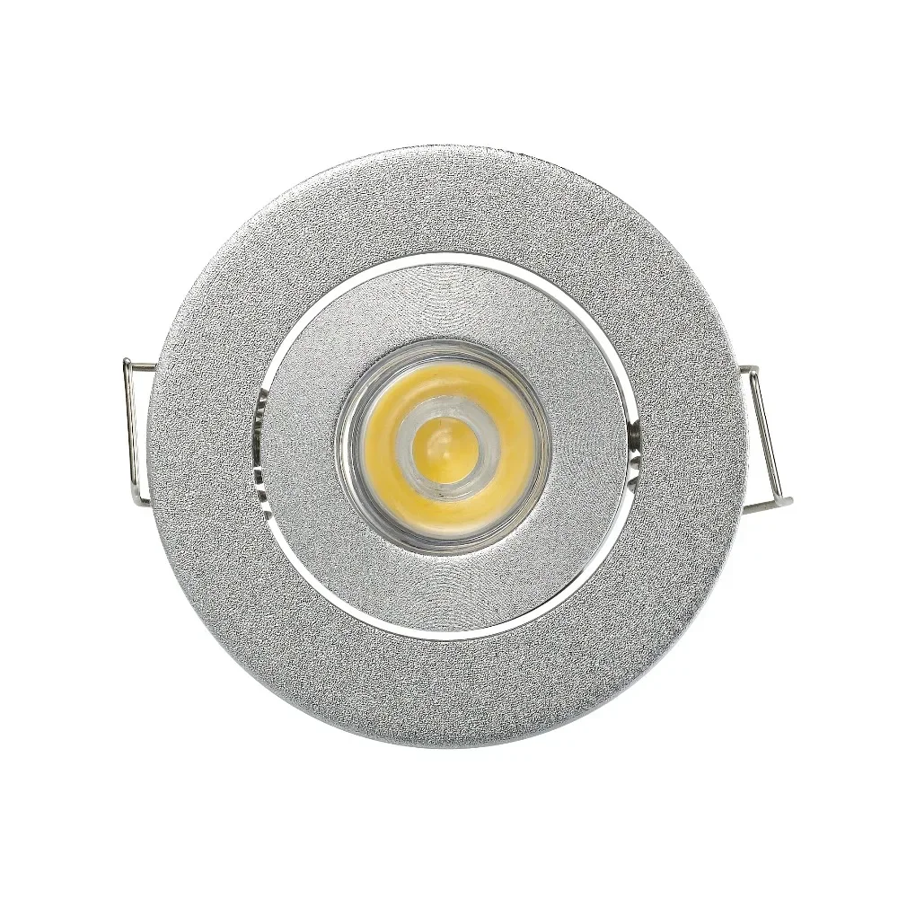JOYINLED 10 Pack 3W Ultra-Thin LED Spot Lights, Recessed or Surface Mount Cabinet & Ceiling Downlights with Driver
