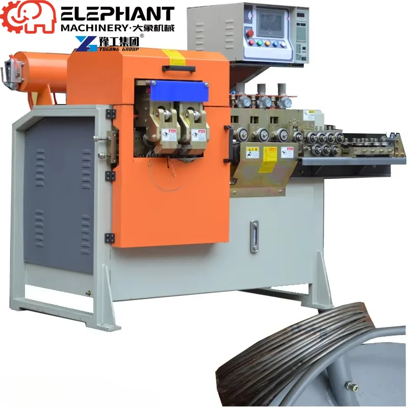 Customizable Wire Ring Making Machine PLC Controlled Hydraulic CNC Metal Coil Forming Equipment
