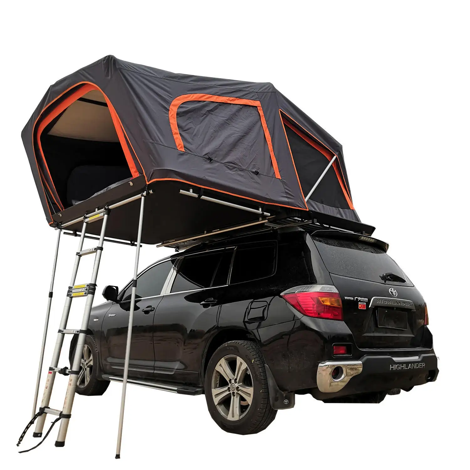 

High Quality Foldable Car Tent For 4 People Outdoor Waterproof Hard Shell Roof Top With Sunscreen Big Space